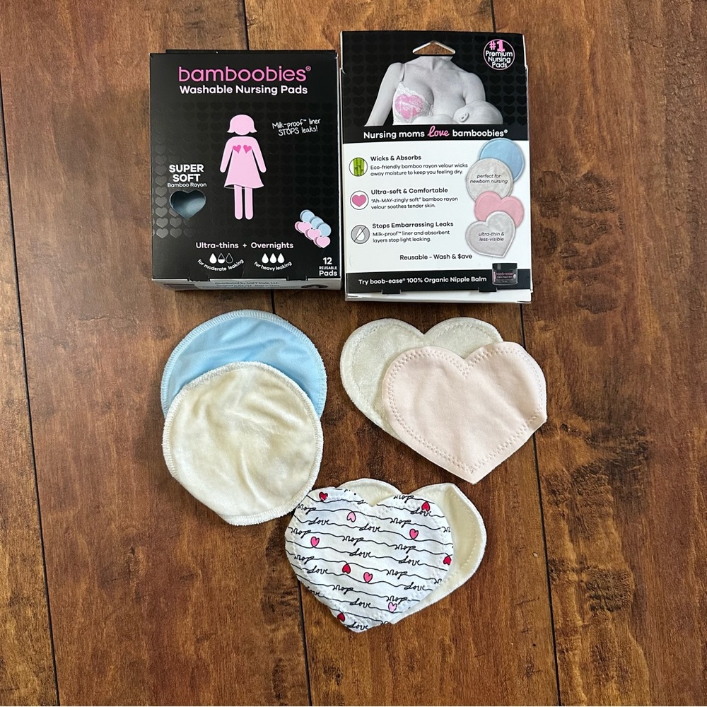 Bamboobies Washable Nursing Pads Set